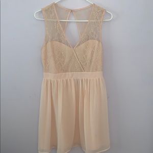 Baby pink laced top Forever 21 dress